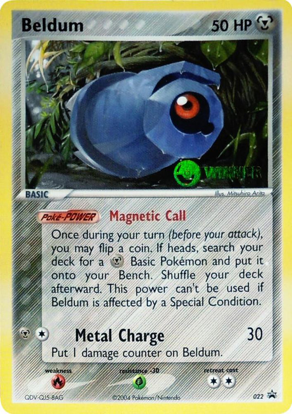 Beldum - 022 (League Promo) [Winner] - Pokémon
