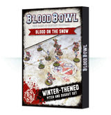 Blood Bowl: Blood in the Snow (Human / Orc Snow Theme) Pitch and Dugouts - Games Workshop