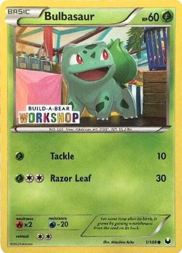 Bulbasaur - 1/108 (Build-A-Bear Workshop Exclusive) - Pokémon