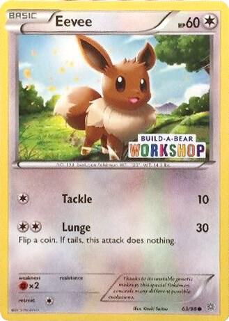 Eevee - 63/98 (Build-A-Bear Workshop Exclusive) - Pokémon