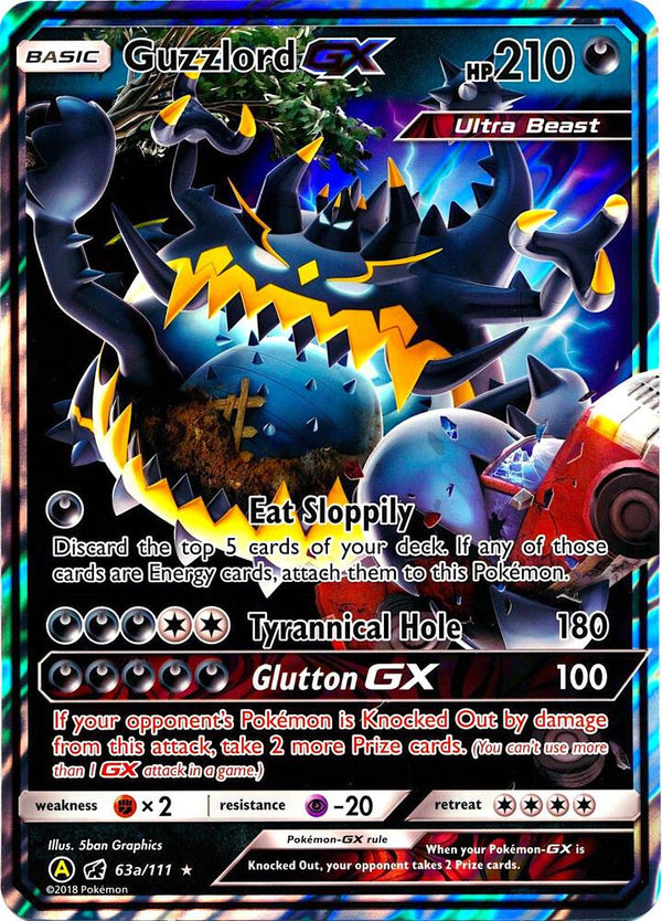 Guzzlord GX - 63a/111 - Pokémon