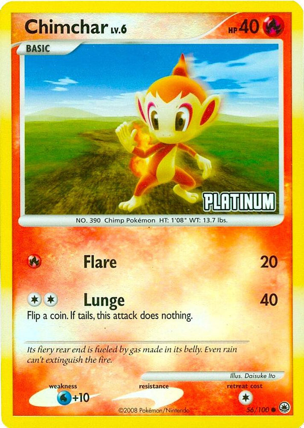 Chimchar - 56/100 [Platinum] - Pokémon