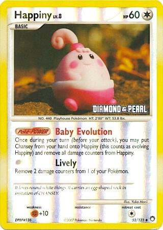 Happiny - 52/123 [Diamond & Pearl] - Pokémon