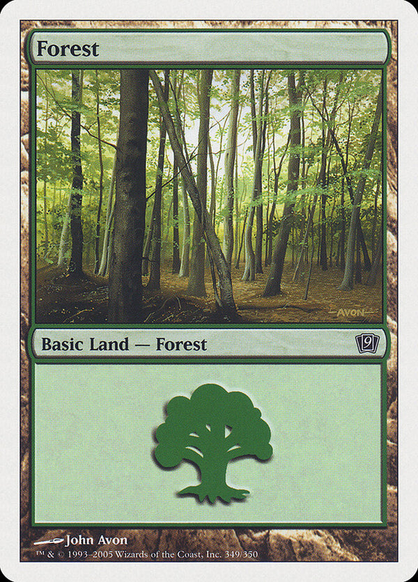 Forest (349) - Magic: The Gathering