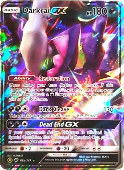 Darkrai GX - 88a/147 - Pokémon