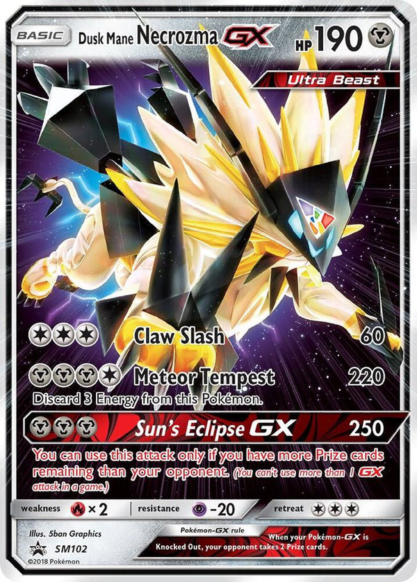 Dusk Mane Necrozma GX - SM102 - Pokémon