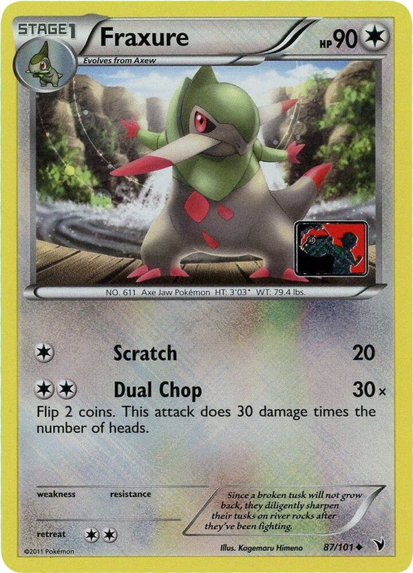 Fraxure - 87/101 (League Promo) - Pokémon