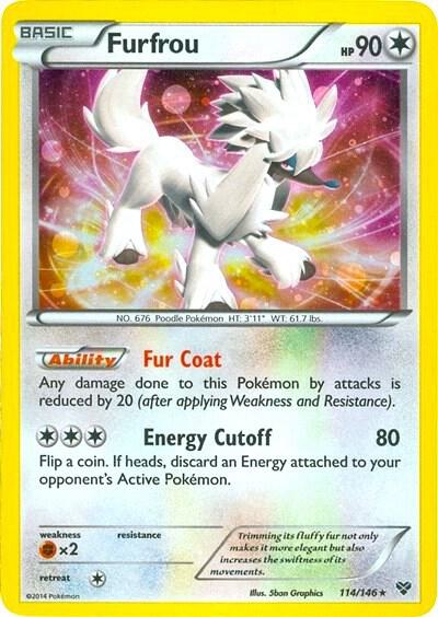 Furfrou - 114/146 (Cosmos Holo) - Pokémon