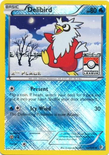 Delibird - 38/149 (Pokemon League) [2nd Place] - Pokémon