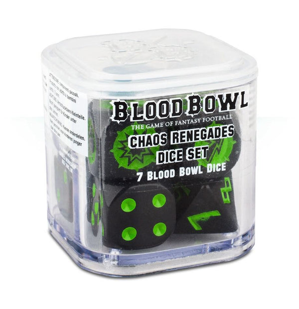 Blood Bowl: Chaos Renegades Dice Set (7-Pack) - Games Workshop