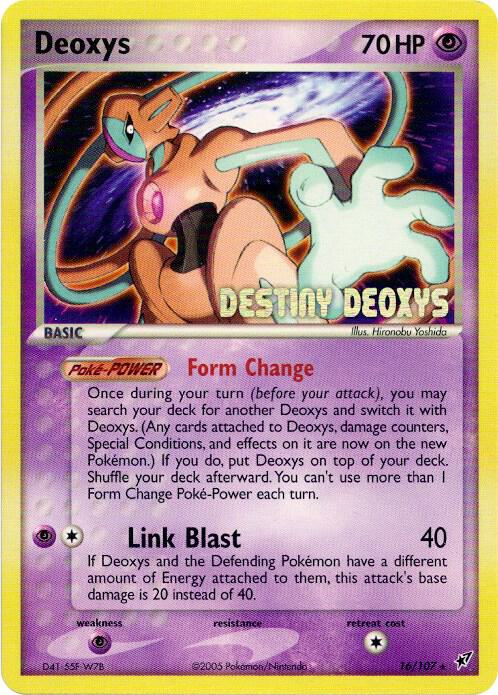 Deoxys (Normal Forme) - 16/107 (Movie Promo) - Pokémon