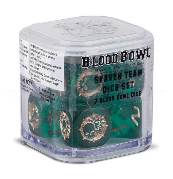 Blood Bowl: Skaven Team Dice Set (7-Pack) - Games Workshop