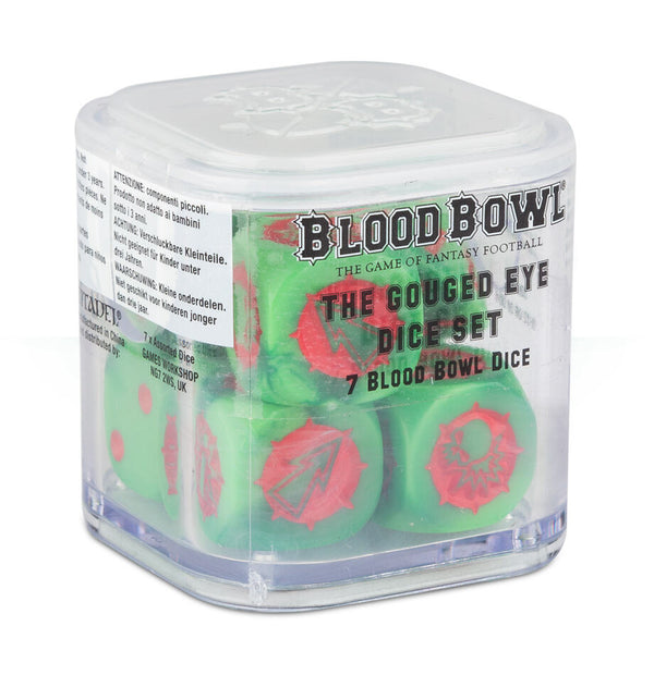 Blood Bowl: The Gouged Eye Dice Set (7-Pack) - Games Workshop