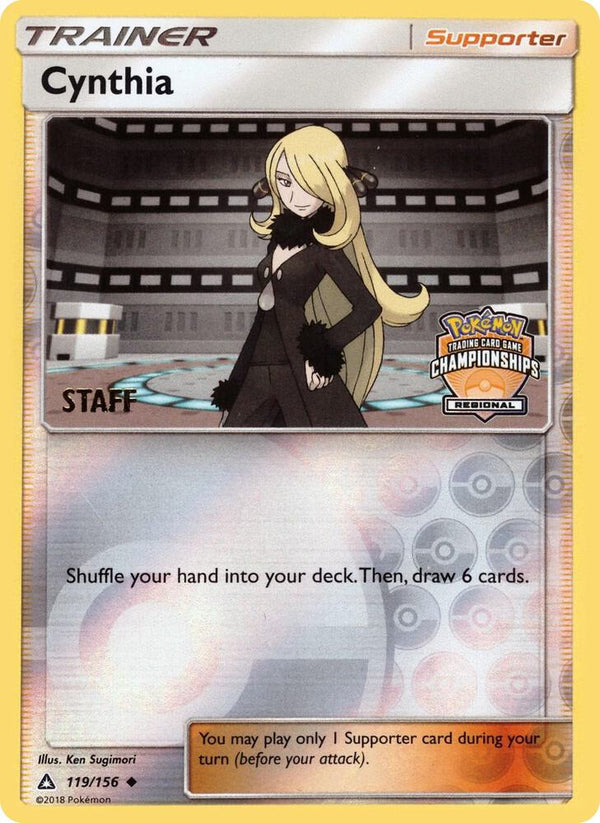 Cynthia - 119/156 (Regional Championships) [Staff] - Pokémon