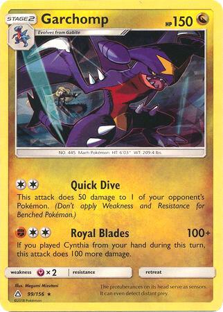 Garchomp - 99/156 (Cracked Ice Holo) - Pokémon
