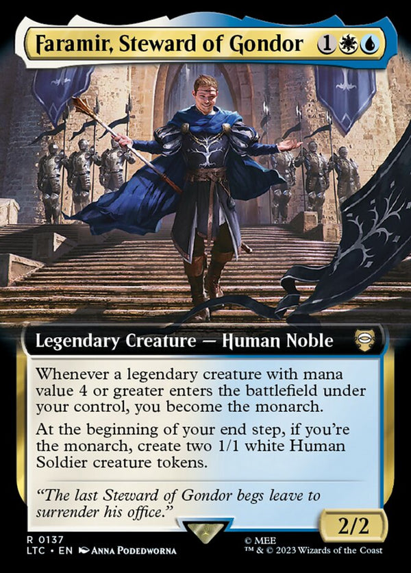 Faramir, Steward of Gondor (Extended Art) - Magic: The Gathering