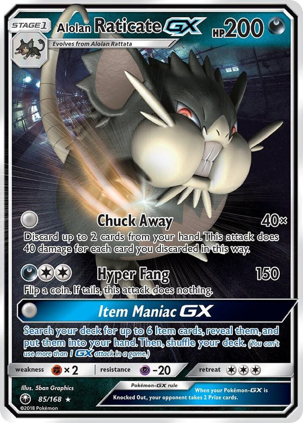 Alolan Raticate GX - Pokémon