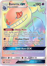 Banette GX (Secret) - Pokémon