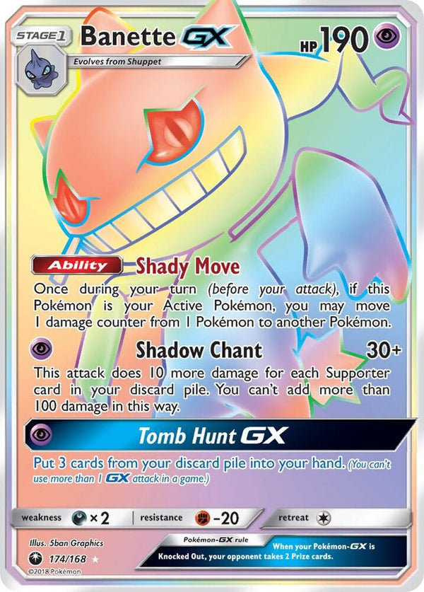 Banette GX (Secret) - Pokémon