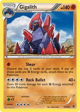Gigalith - 53/98 (Cracked Ice Holo) - Pokémon
