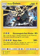 Alolan Golem - 42/145 (Cosmos Holo) - Pokémon