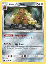 Alolan Dugtrio - 87/149 (Cosmos Holo) - Pokémon