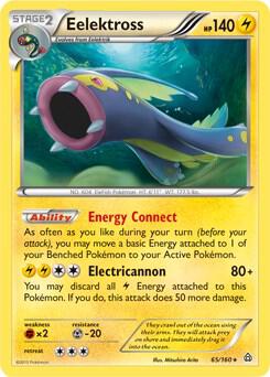 Eelektross - 65/160 (Cosmos Holo) - Pokémon