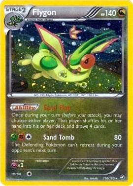 Flygon - 110/160 (Cosmos Holo) - Pokémon