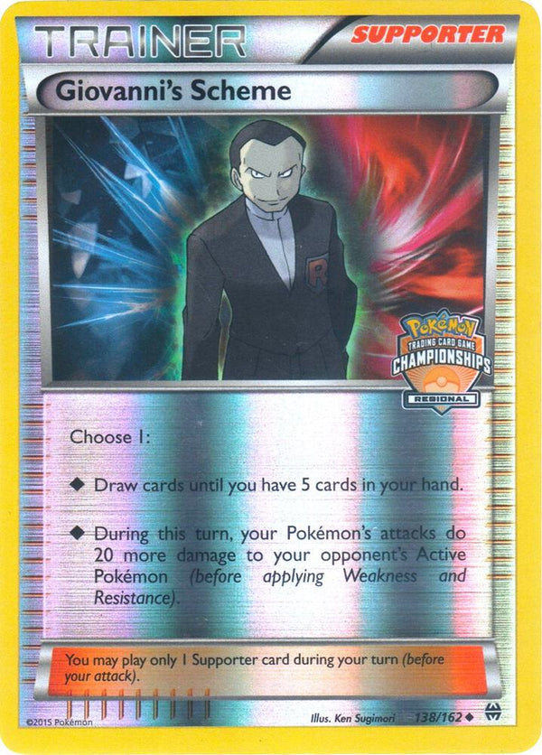 Giovanni's Scheme - 138/162 (Regional Championships) - Pokémon
