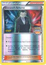 Giovanni's Scheme - 138/162 (Regional Championships) [Staff] - Pokémon