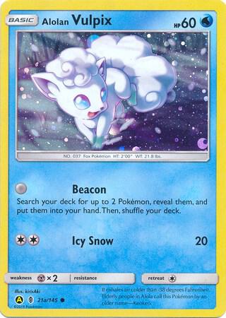 Alolan Vulpix - 21a/145 - Pokémon