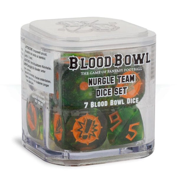 Blood Bowl: Nurgle's Rotters Dice Set (7-Pack) - Games Workshop