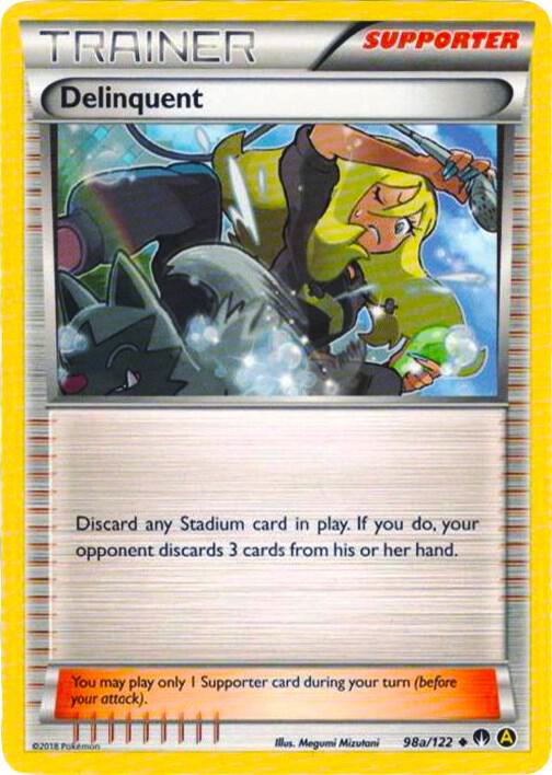 Delinquent - 98a/122 - Pokémon