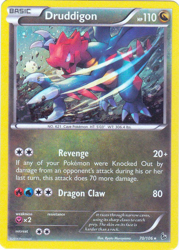 Druddigon - 70/106(Cosmos Holo) - Pokémon