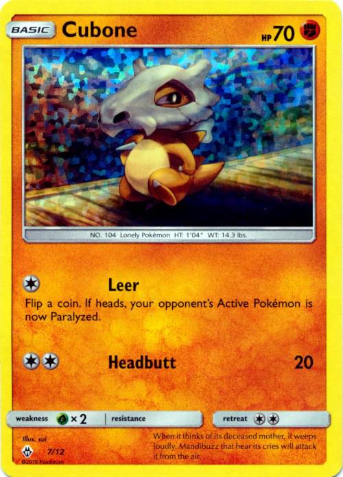 Cubone - 7/12 - Pokémon