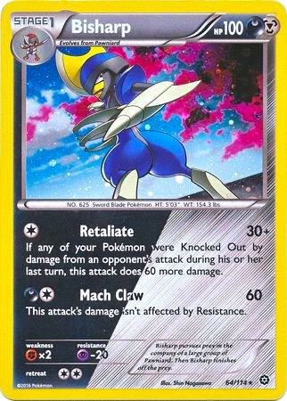 Bisharp - 64/114 (Cosmos Holo) - Pokémon