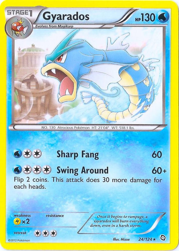 Gyarados - 24/124 (Cosmos Holo) - Pokémon