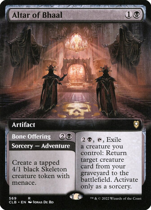 Altar of Bhaal (Extended Art) - Magic: The Gathering