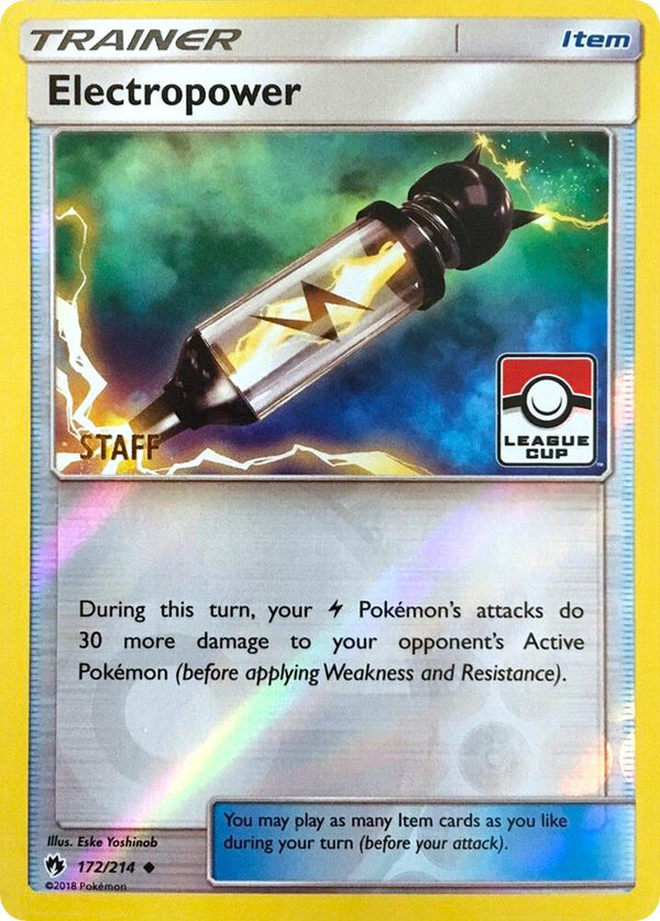Electropower - 172/214 (League Cup) [Staff] - Pokémon