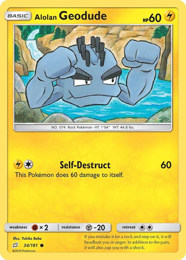 Alolan Geodude (34) - Pokémon