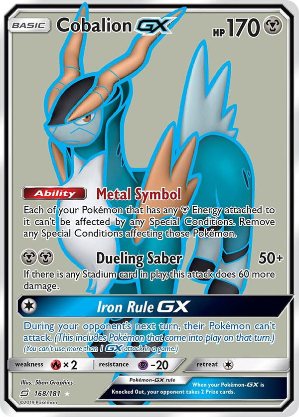 Cobalion GX (Full Art) - Pokémon
