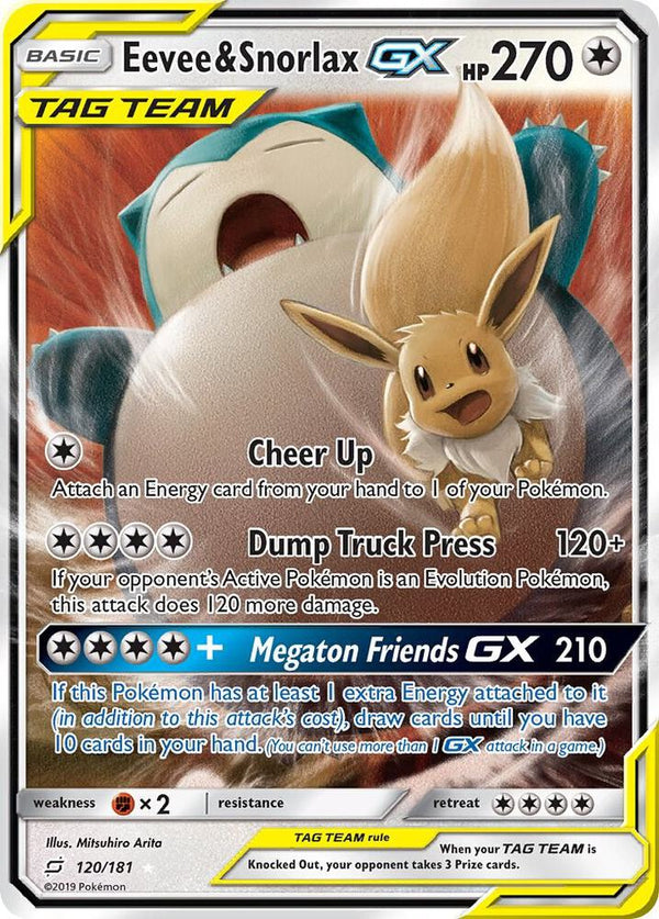 Eevee & Snorlax GX - Pokémon