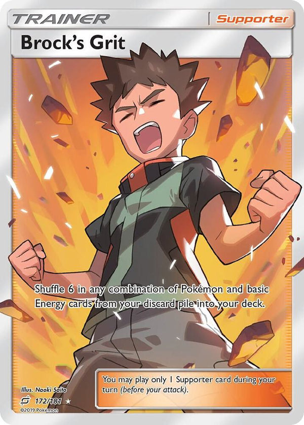 Brock's Grit (Full Art) - Pokémon