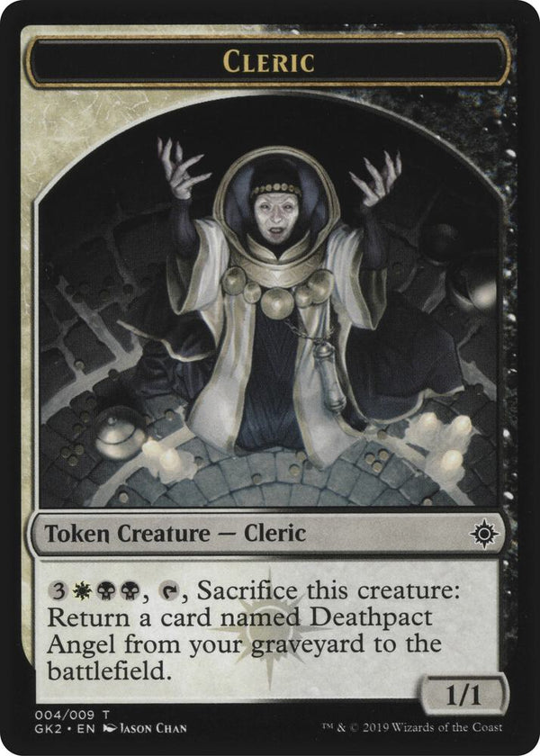 Cleric // Treasure Double-Sided Token - Magic: The Gathering