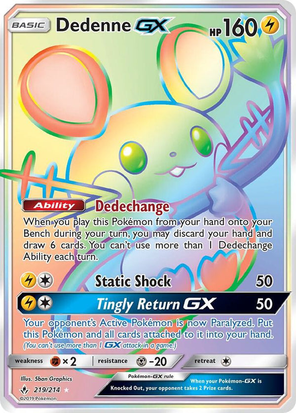 Dedenne GX (Secret) - Pokémon