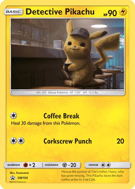 Detective Pikachu - SM190 - Pokémon