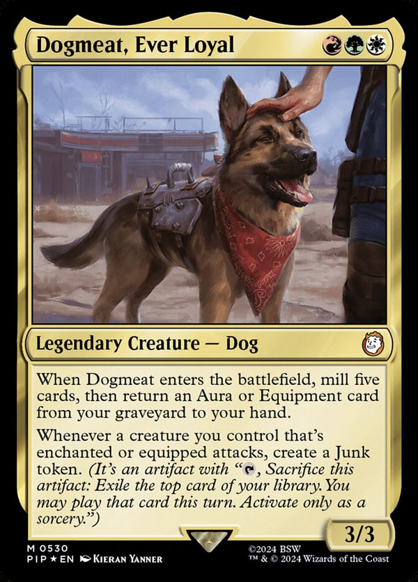 Dogmeat, Ever Loyal (Surge Foil) - Magic: The Gathering