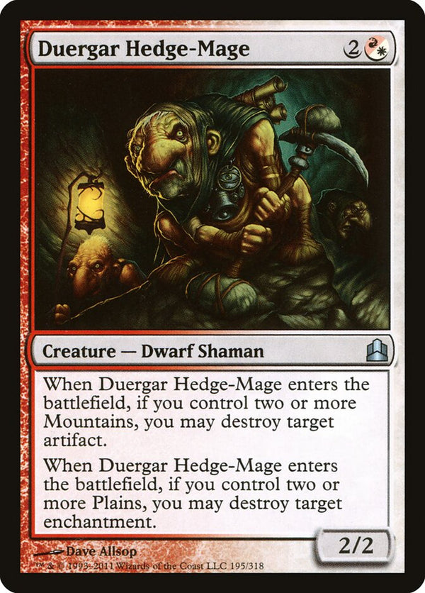 Duergar Hedge-Mage - Magic: The Gathering