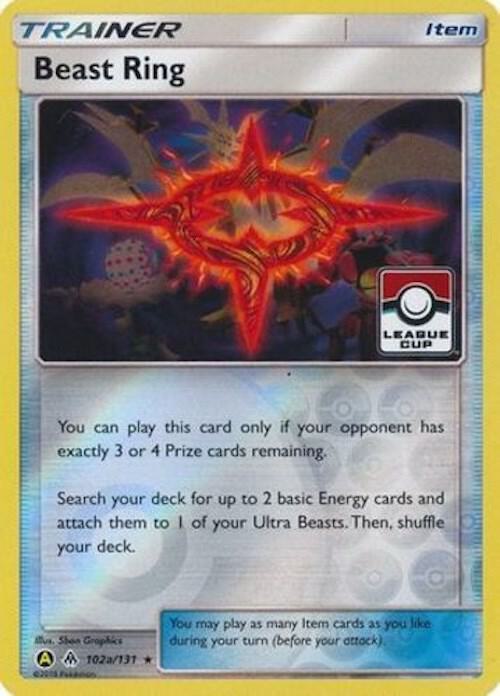 Beast Ring - 102a/131 (League Cup) - Pokémon