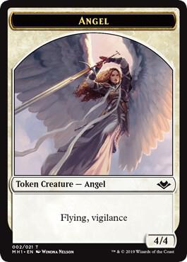 Angel // Illusion Double-Sided Token - Magic: The Gathering